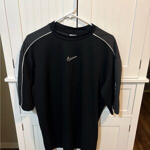 Nike Dri-Fit Athletic Tee Black Large | Running Training Gym Shirt